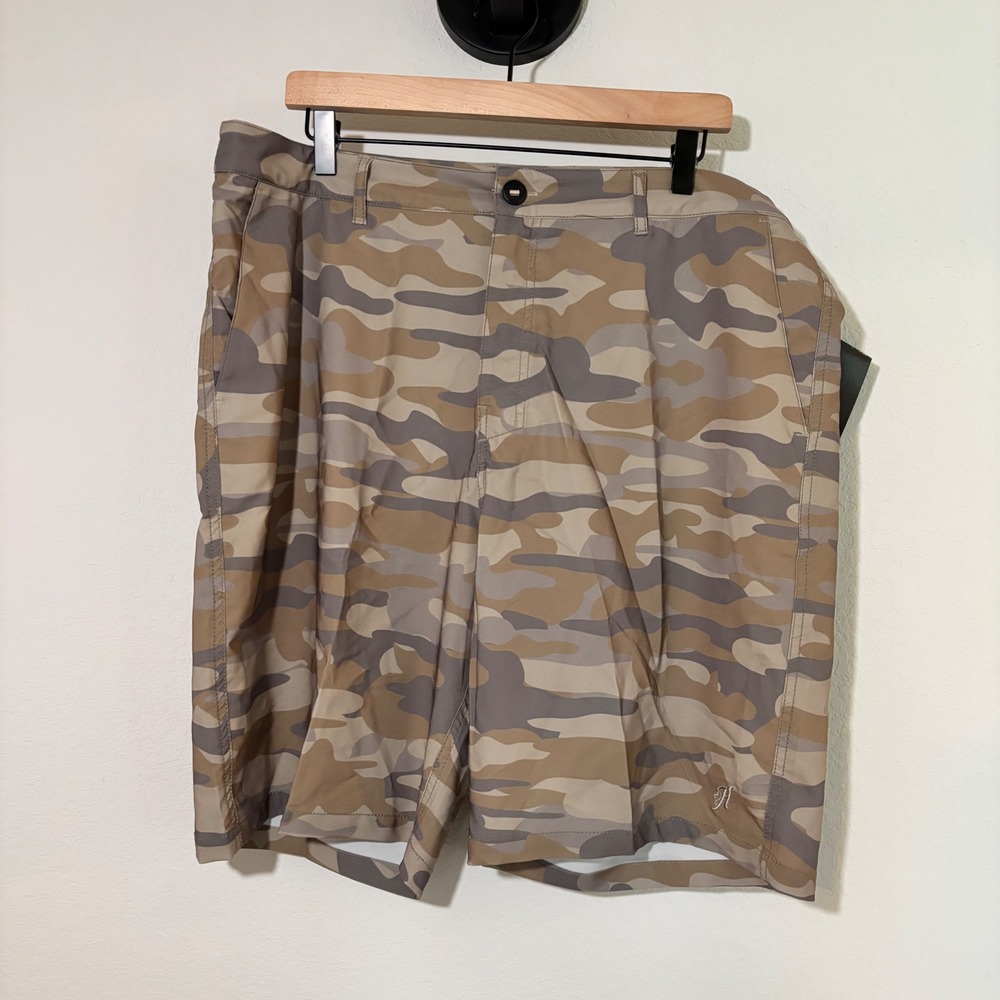 Hooey Hybrid Shorts XXL Spandex Camo Tactical Outdoor Desert Brown